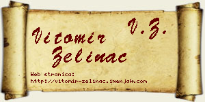 Vitomir Zelinac vizit kartica